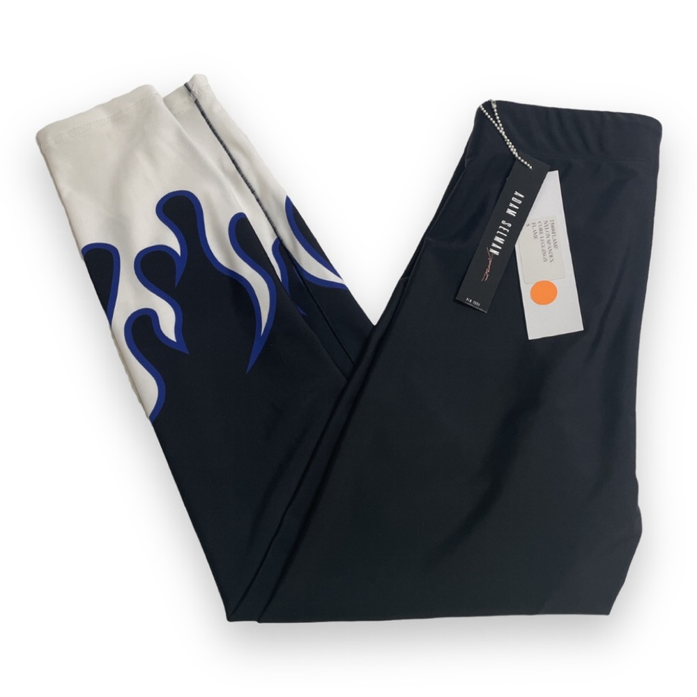 adam selman sport blue flame leggings